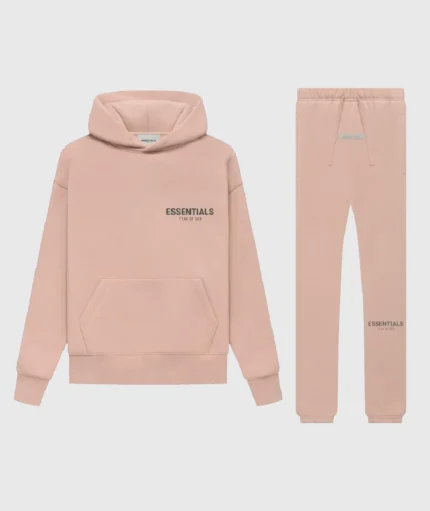 Fear Of God Essential Tracksuit Pink